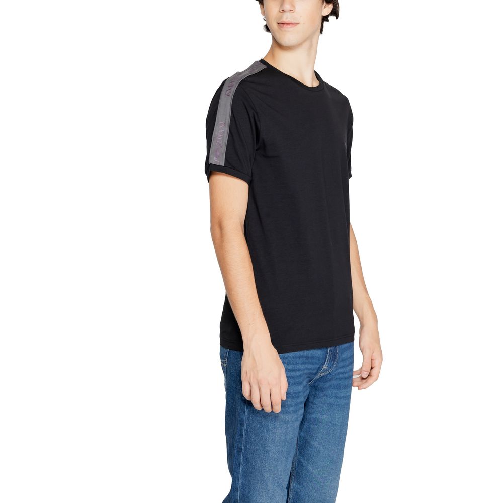 Black Cotton T-Shirt