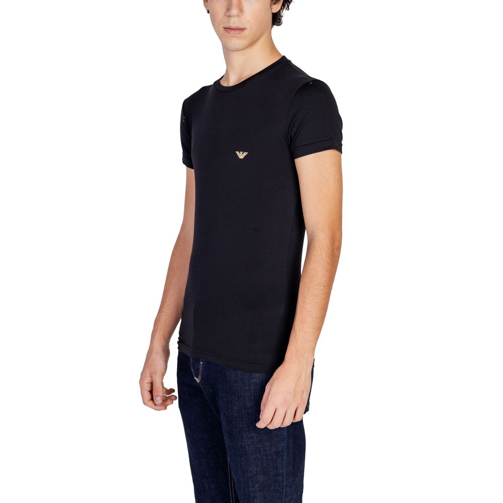 Black Cotton T-Shirt