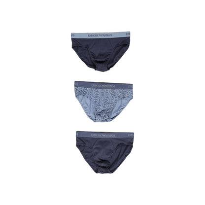 Blue Polyester Underwear