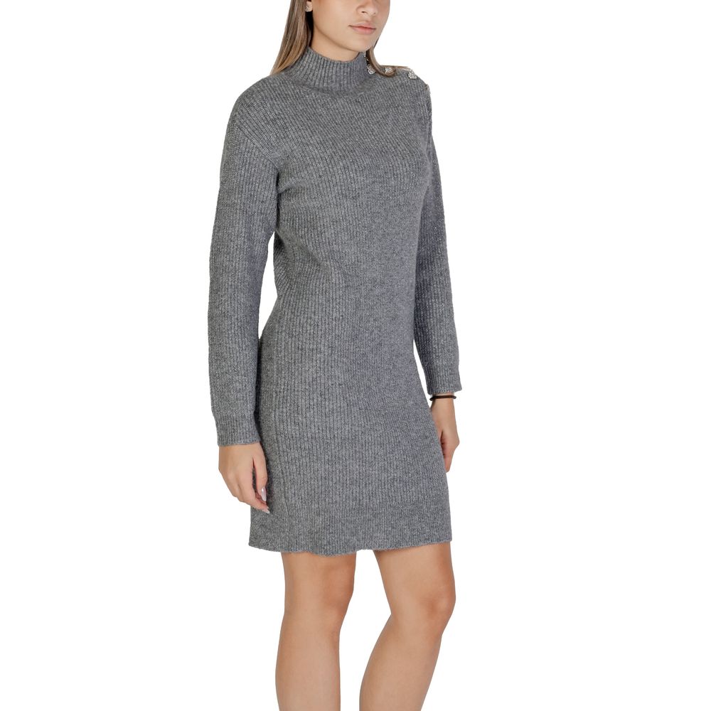 Gray Polyester Sweater