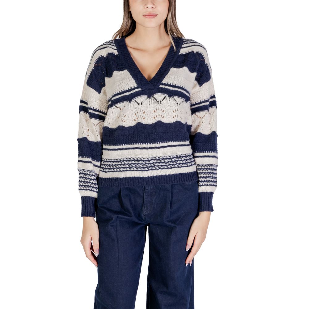 Blue Recycled Polyester Sweater