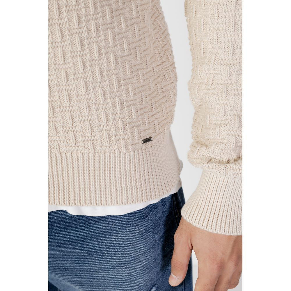 Beige Cotton Sweater