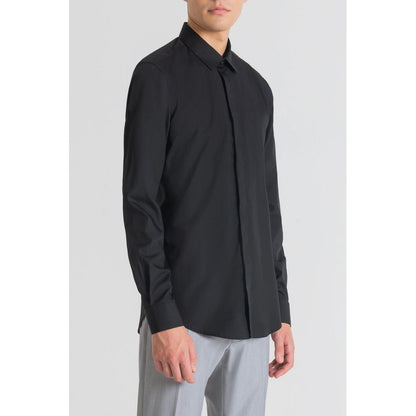 Black Cotton Shirt