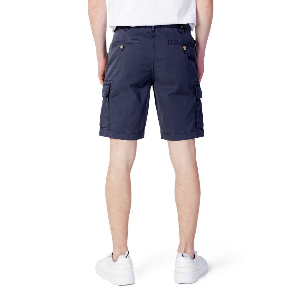 Blue Cotton Short