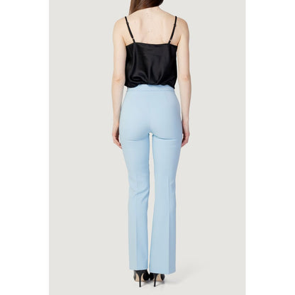 Blue Polyester Jeans & Pant