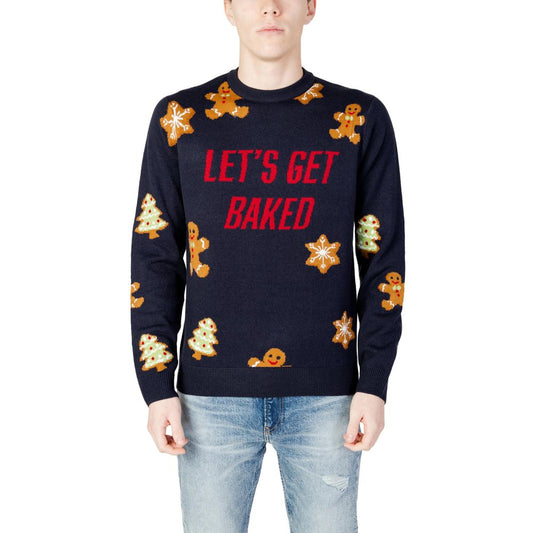 Blue Marabou Sweatshirt