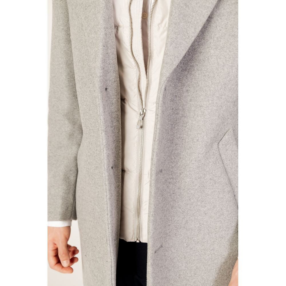 Gray Polyester Jacket