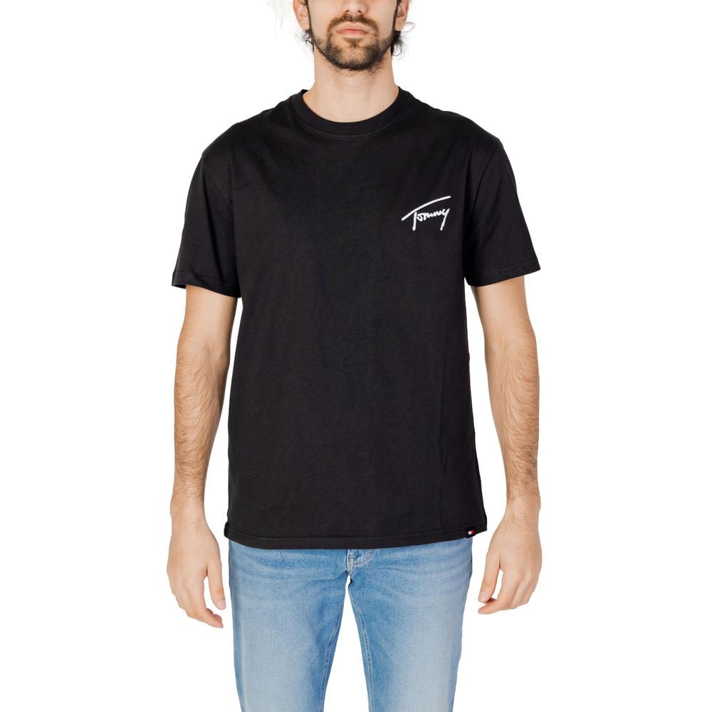 Black Cotton T-Shirt