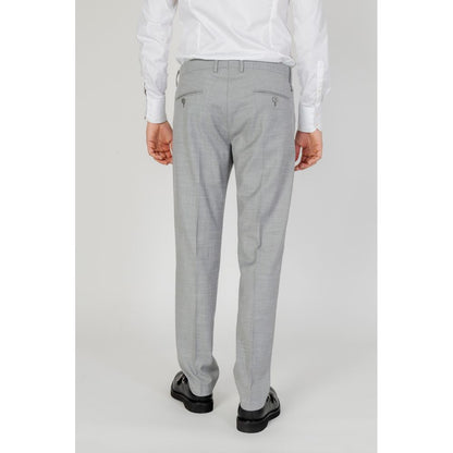 Gray Polyester Pant
