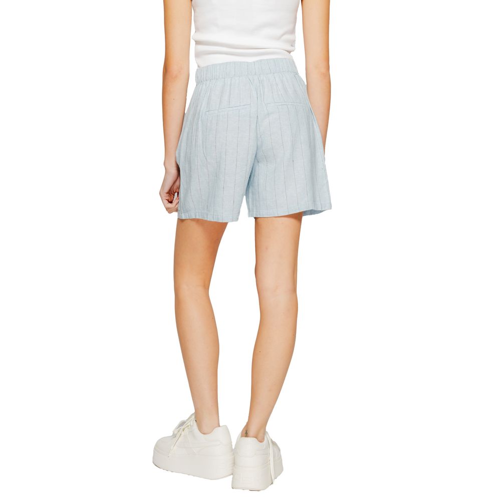 Light Blue Linen Short