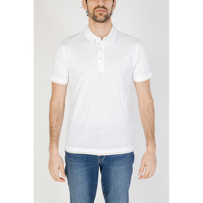 White Cotton Polo Shirt