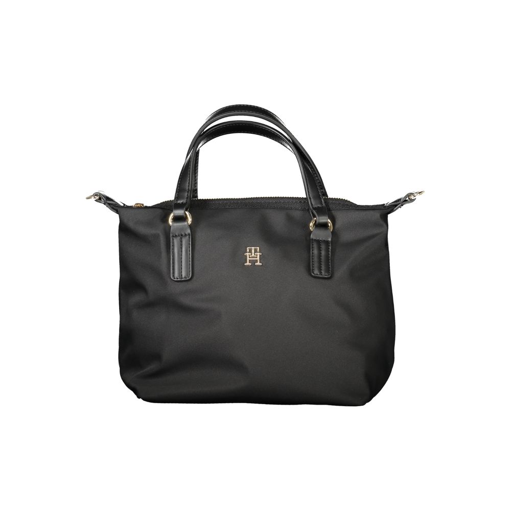 Black Polyester Handbag