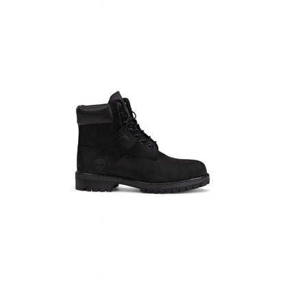 Black Recycled Leather Boot