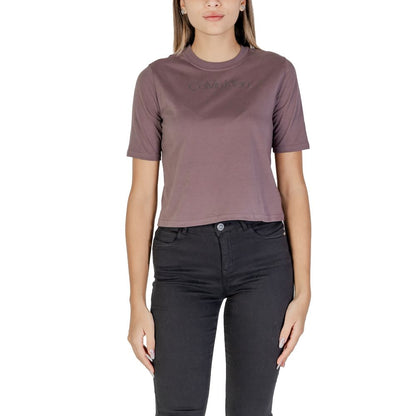 Purple Cotton Tops & T-Shirt