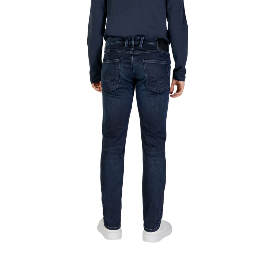 Blue Cotton Jeans & Pant