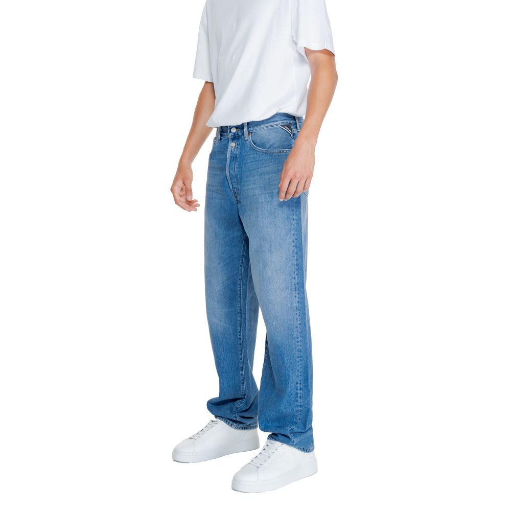 Blue Cotton Jeans & Pant