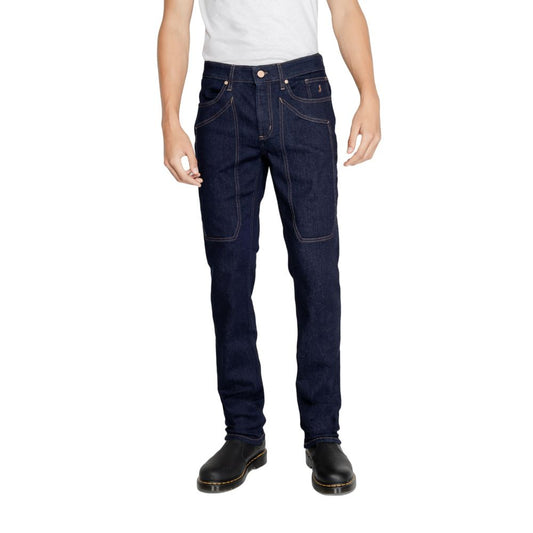 Blue Cotton Jeans & Pant