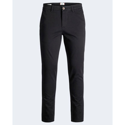 Black Cotton Jeans & Pant