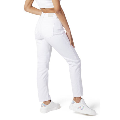 White Cotton Jeans & Pant