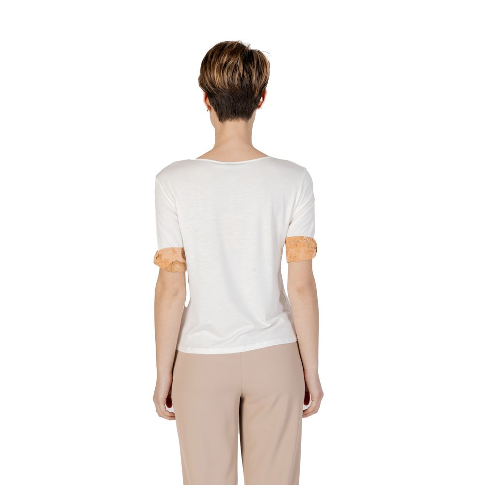 Beige Viscose Tops & T-Shirt