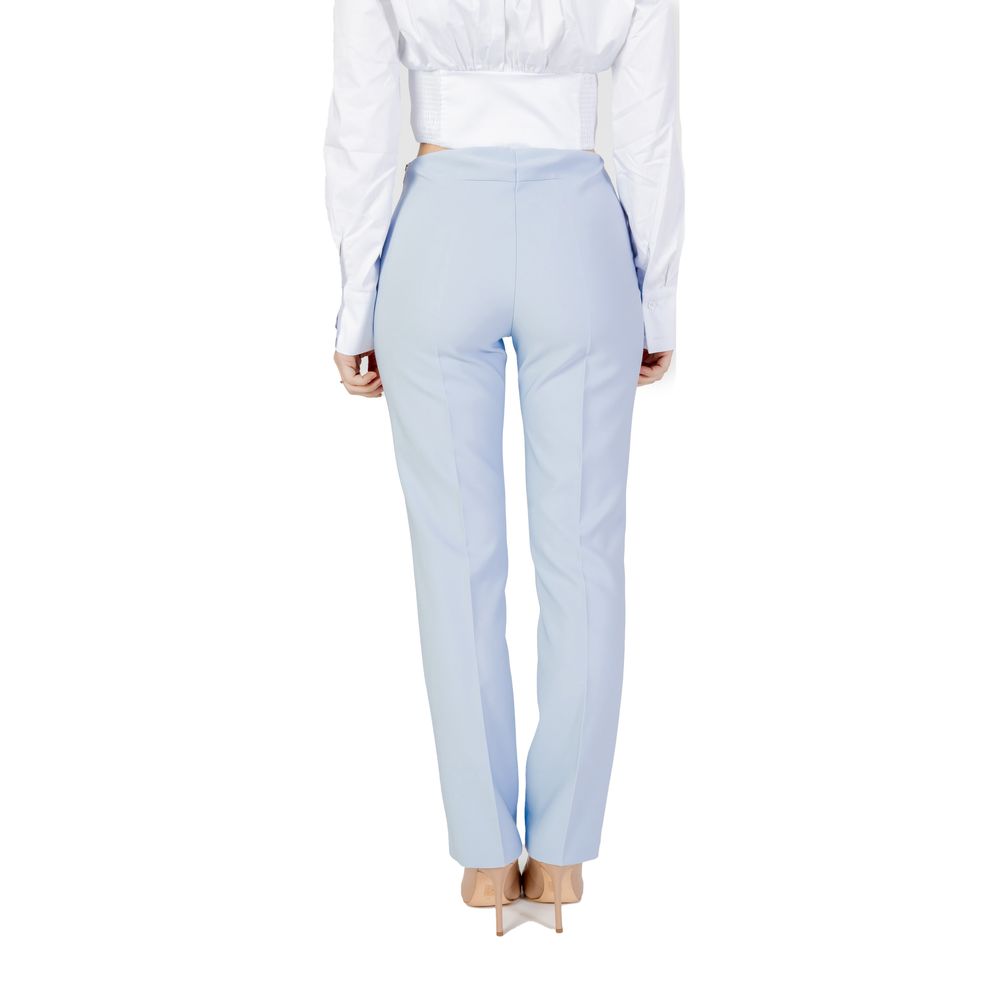 Blue Polyester Jeans & Pant