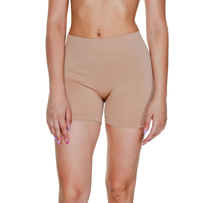 Beige Polyamide Short