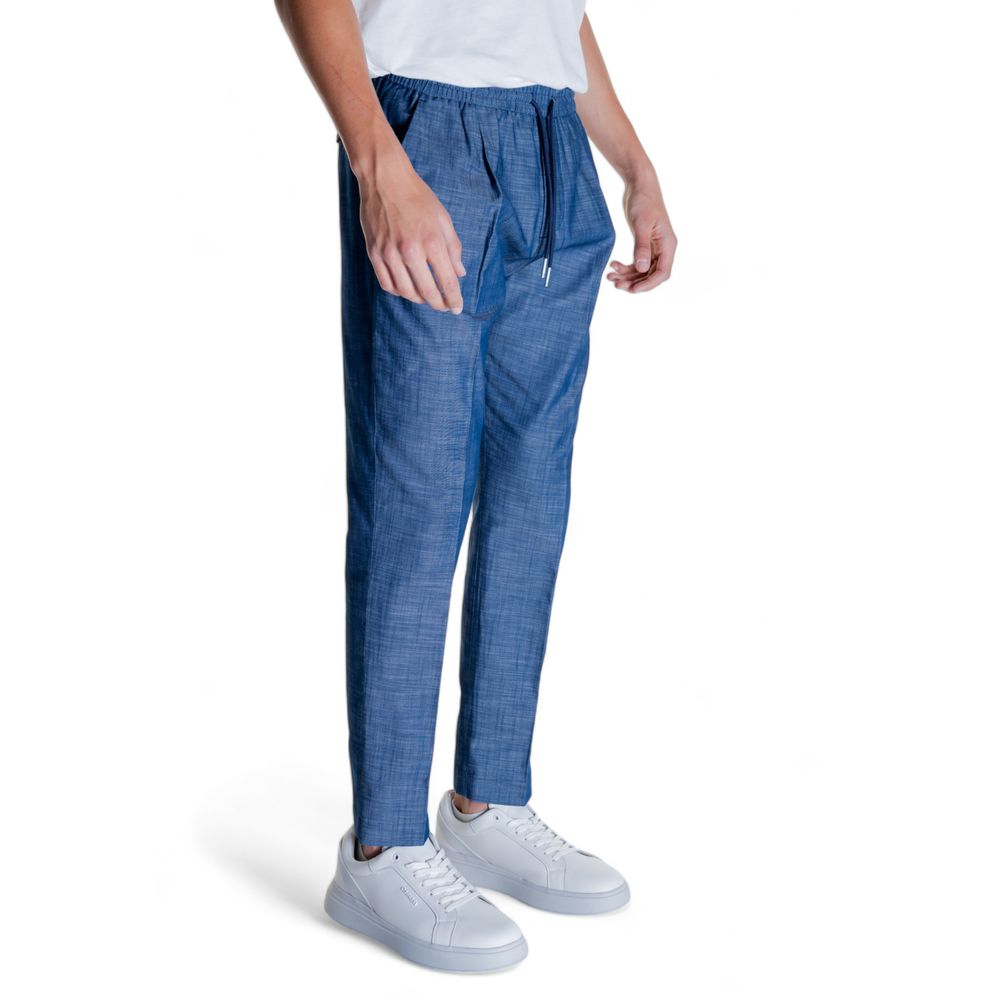 Blue Cotton Jeans & Pant