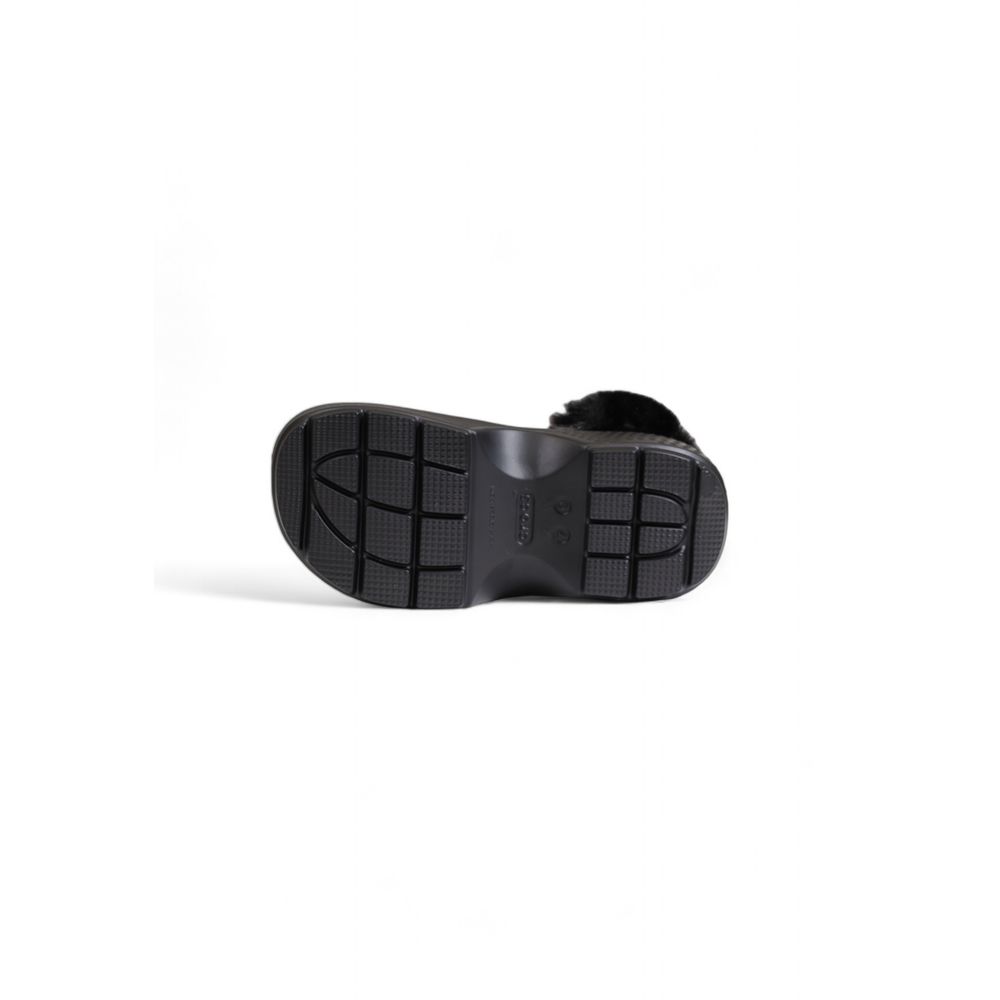 Black Synthetic Sandal