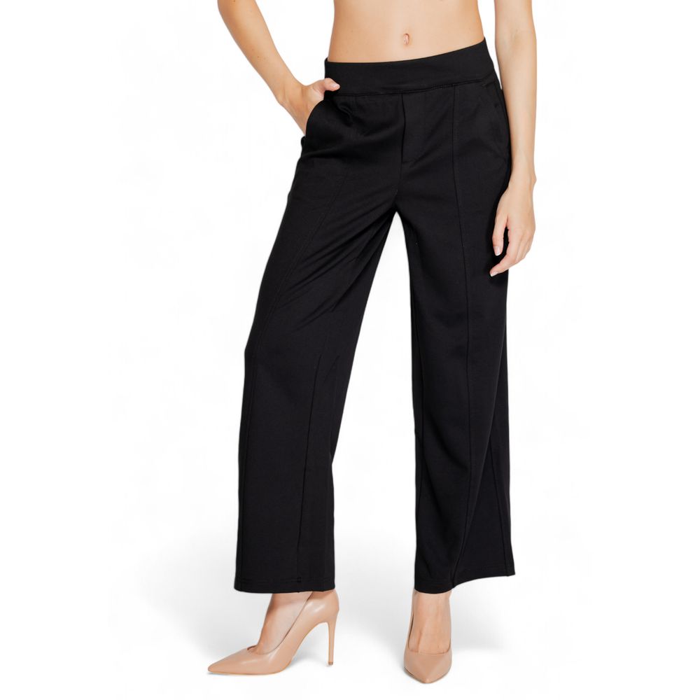 Black Viscose Jeans & Pant