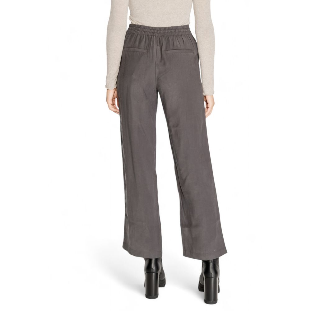 Gray Viscose Jeans & Pant