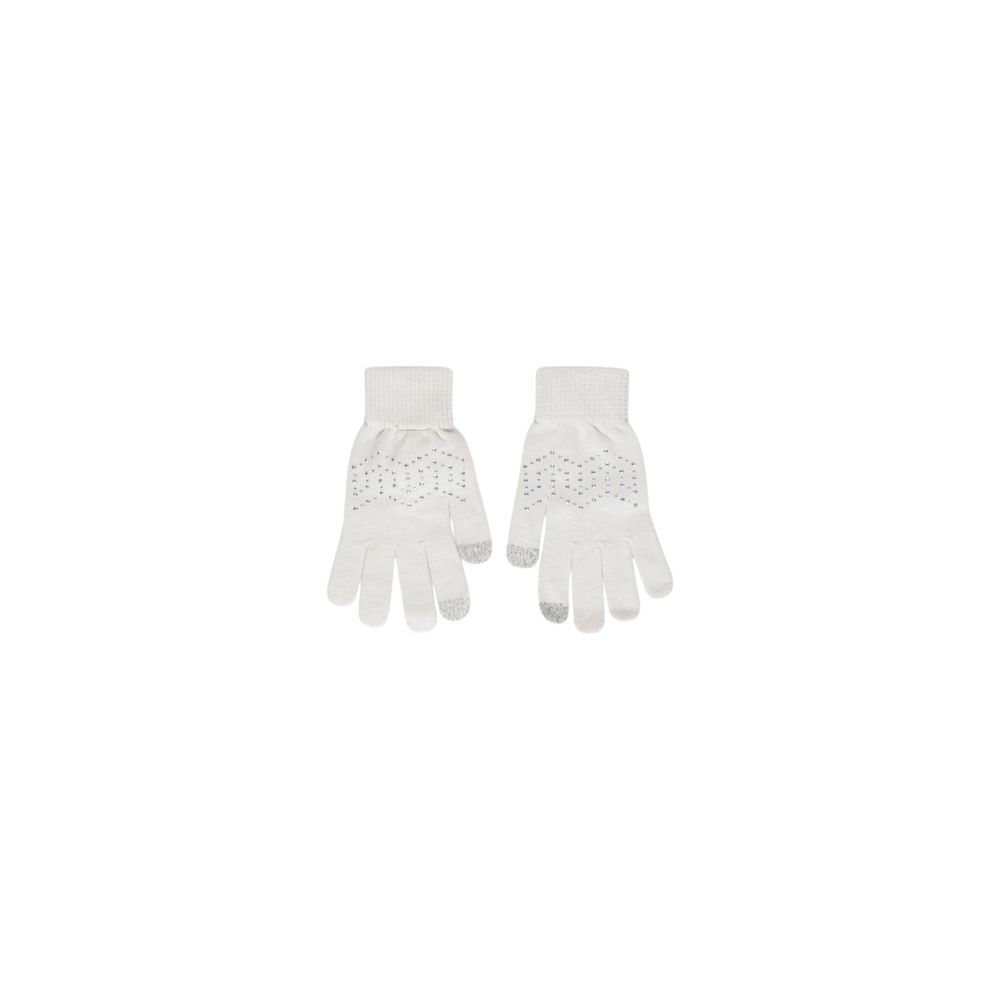 Beige Recycled Polyester Glove