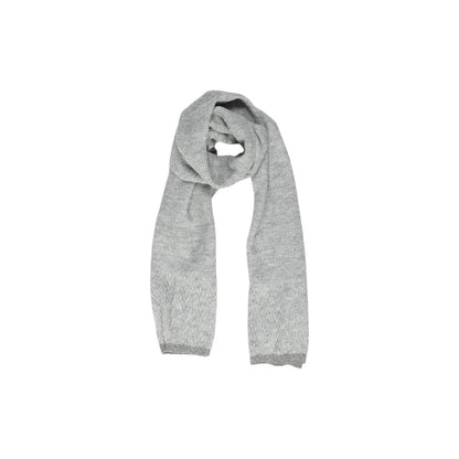 Silver Polyester Scarf