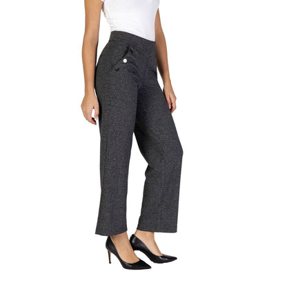 Black Polyester Pant