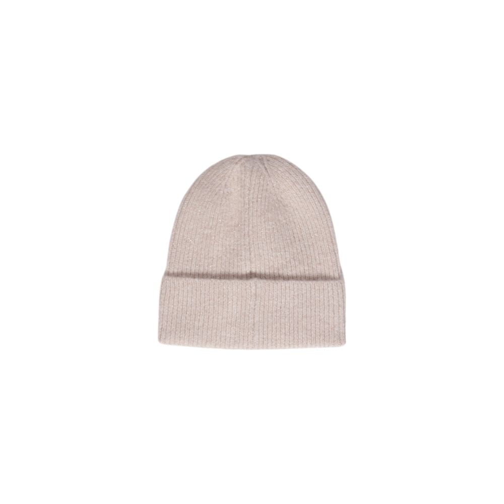 Beige Recycled Polyester Hat