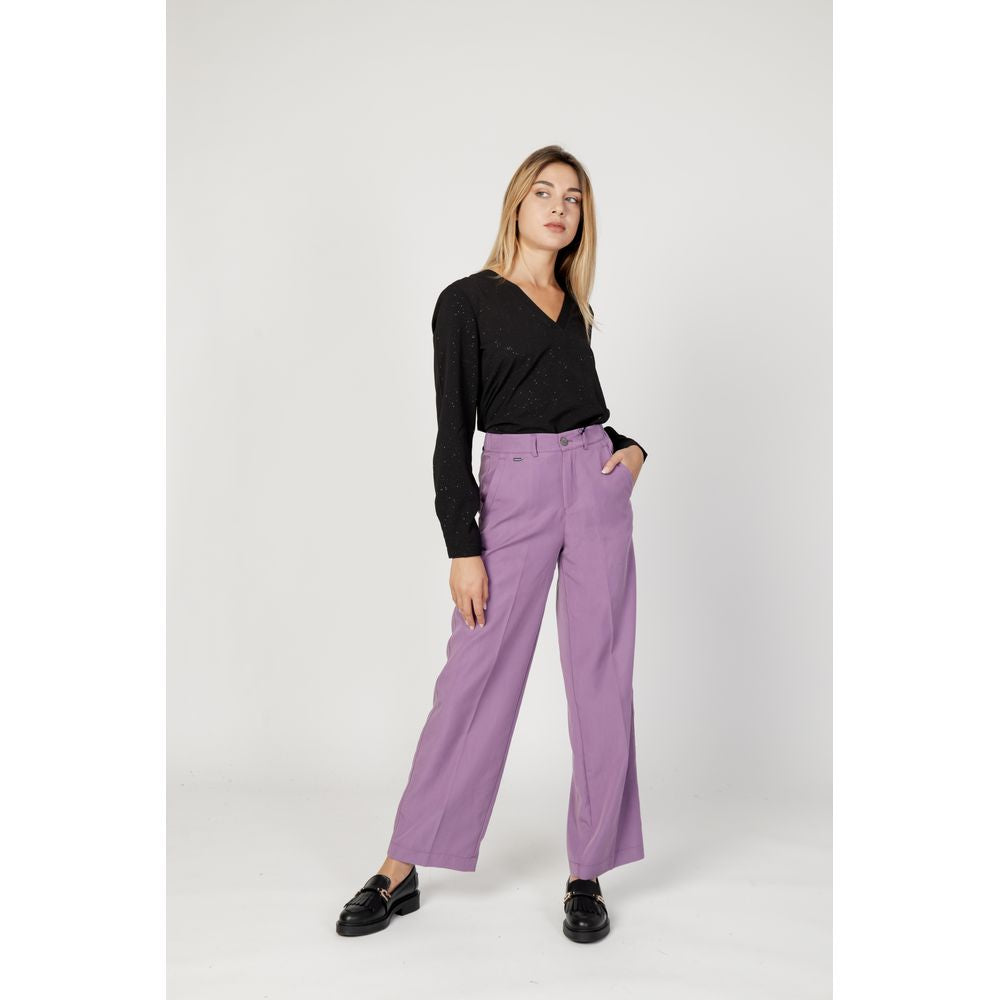 Purple Lyocell Jeans & Pant