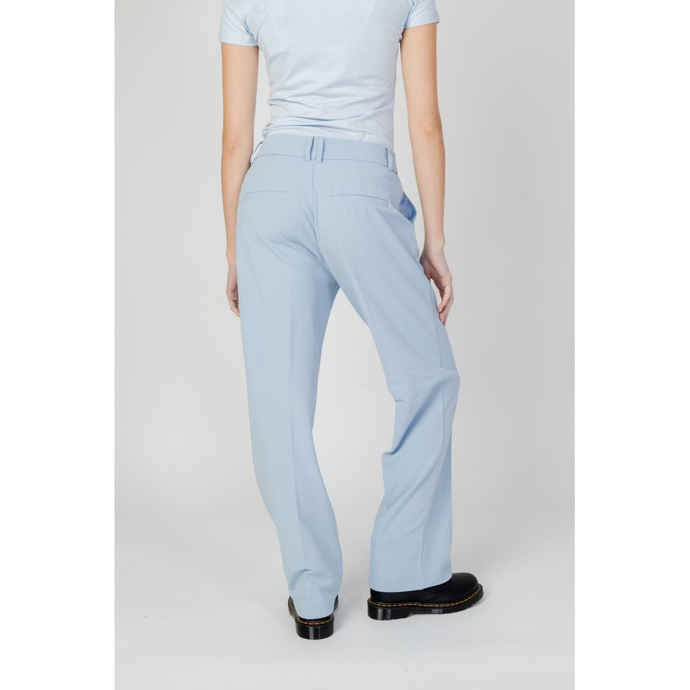 Blue Polyester Jeans & Pant