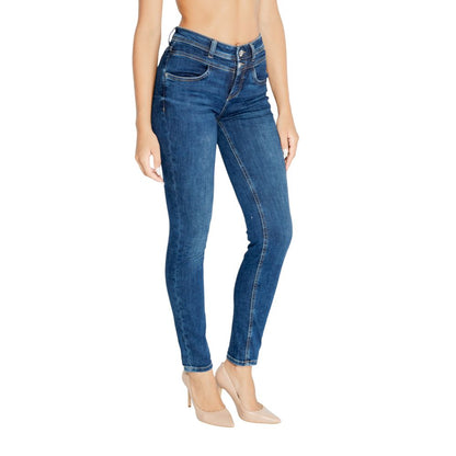 Blue Cotton Mom Jeans