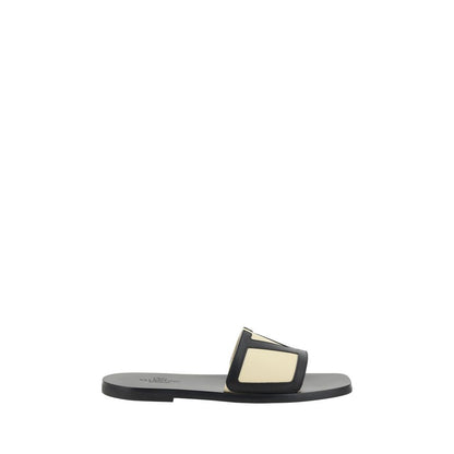 V Logo Sandals