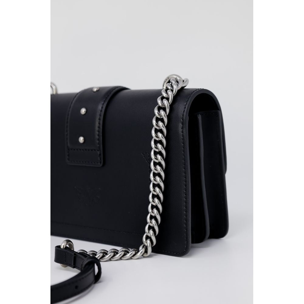 Black Polyester Handbag