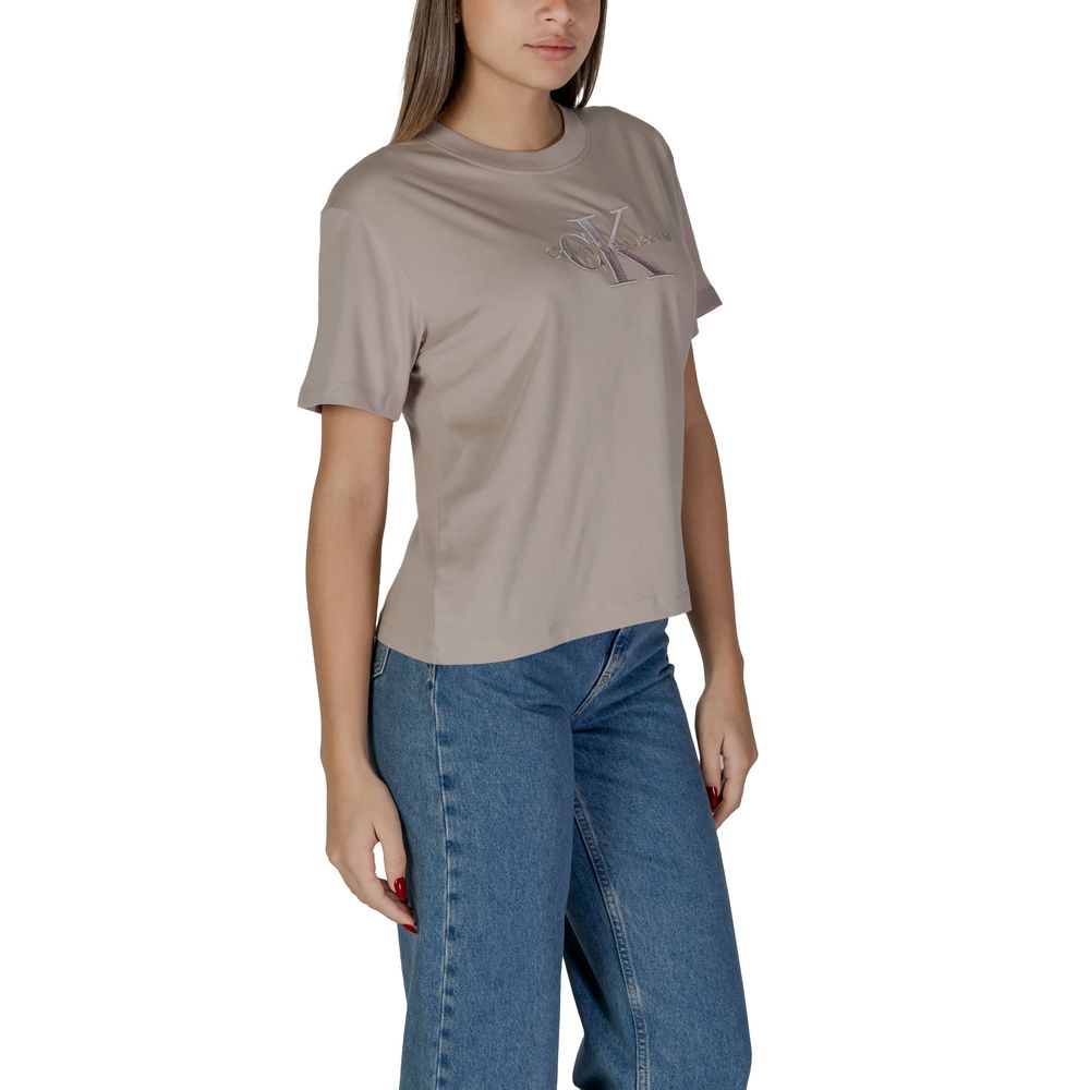 Gray Cotton Tops & T-Shirt