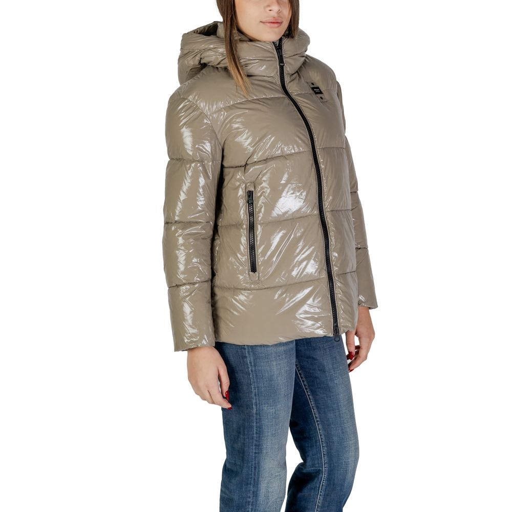 Beige Polyamide Jackets & Coat