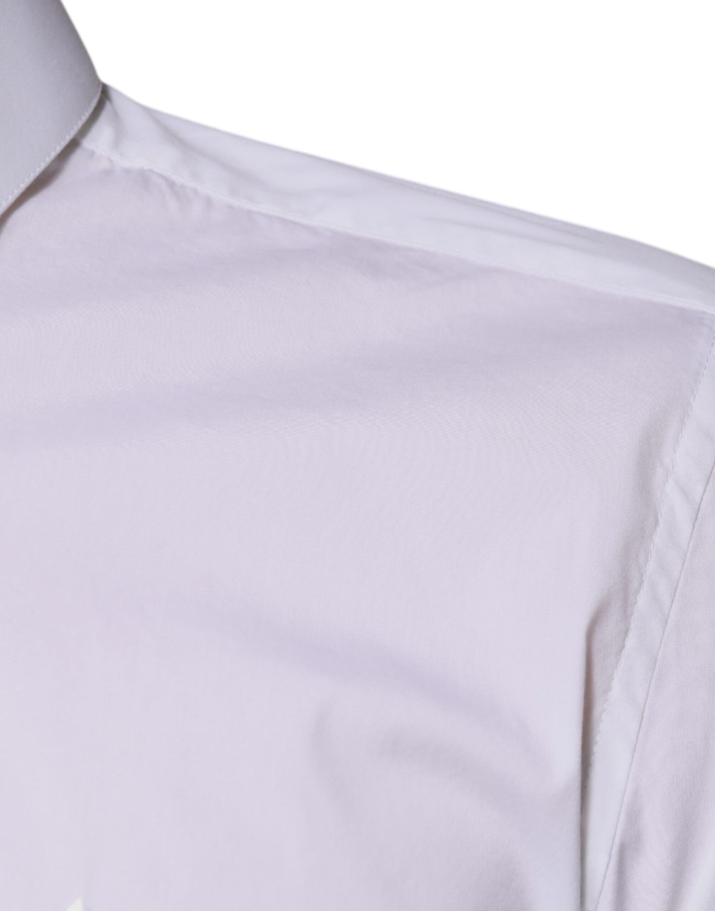 White Cotton Blend Formal MARTINI Shirt