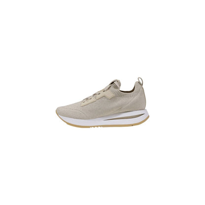 Beige Polyester Sneaker