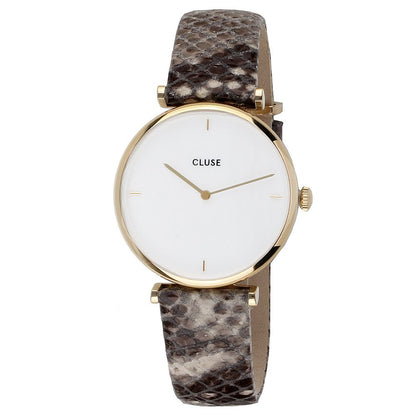 Beige Leather Watch