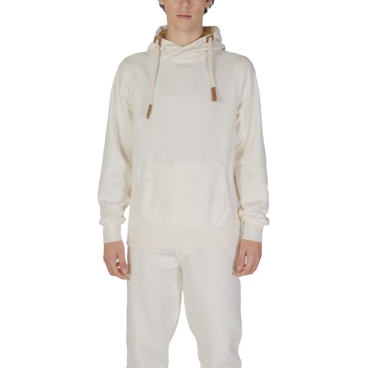 Cream Cotton Hoodie