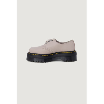 Purple Leather Lace-Up Boot