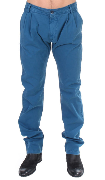 Elegant Straight Fit Cotton Chinos