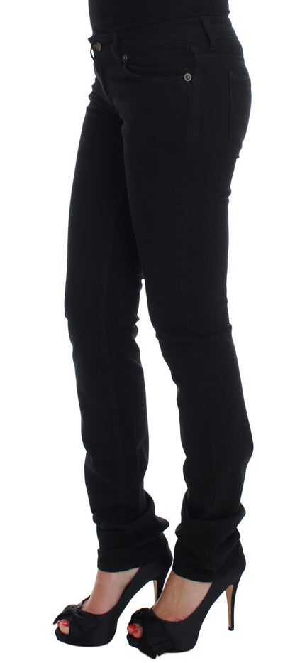 Chic Slim Skinny Black Jeans