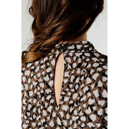 Black Recycled Polyester Blouse