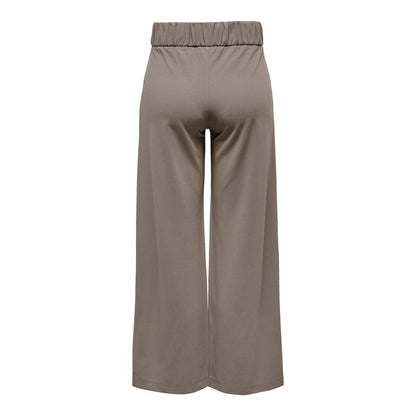 Gray Polyester Pant